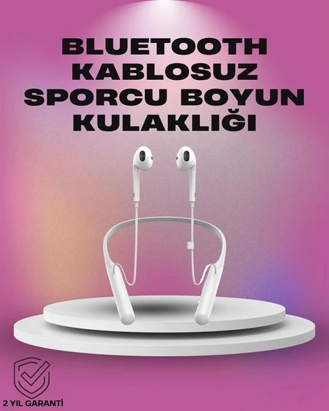 Nevamel® Uzun Pil Ömürlü Kablosuz Kulaklık – Boyun Askılı 100 Saat Kullanım ürün görseli 1
