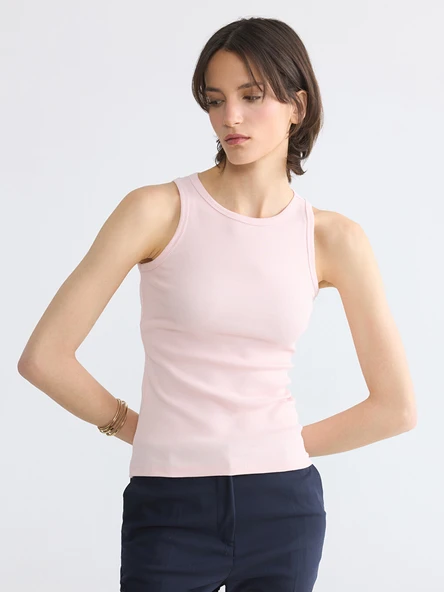 LCW EVERYDAY Pembe Bisiklet Yaka Kadın Atlet ürün görseli 1