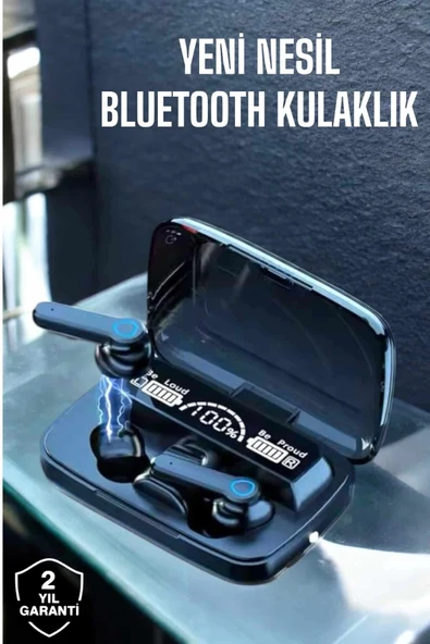 Nevamel® Bluetooth Kulaklık Powerbankli Dijital Göstergeli Dokunmatik Kontrol ürün görseli 1