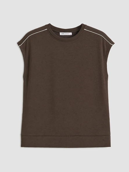 LCW EVERYDAY Kahverengi Oversize Soft Touch Kadın Atlet ürün görseli 1