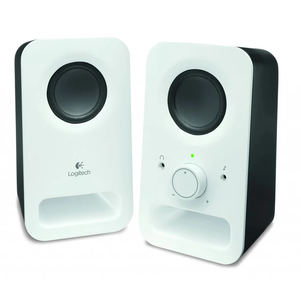 Nevamel® LOGITECH 980-000815 Z150 6W 1+1 Kulaklık Jaklı Kompakt Stereo Speaker (Beyaz)(1923) ürün görseli 1