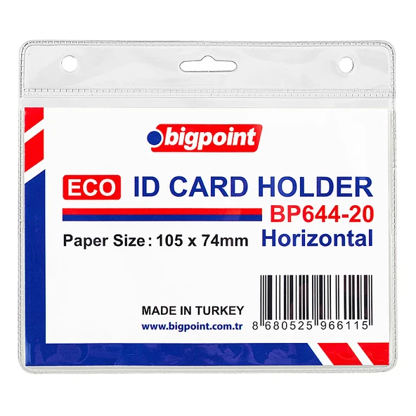 Bigpoint Kart Poşeti Eco Yatay 105X74Mm Bp644-20 (100 Lü Paket) ürün görseli 1