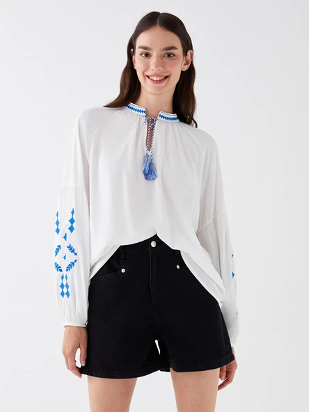 LCW Jeans Siyah Şort - Resim 3