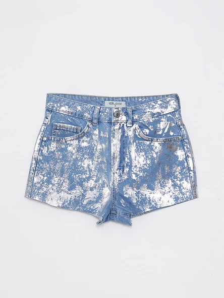 LCW Jeans İndigo Şort - Resim 5