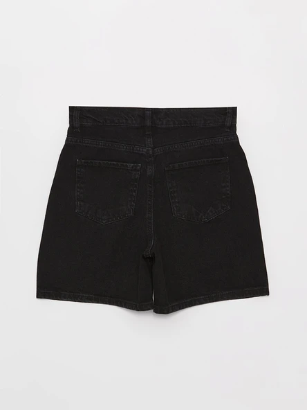 LCW Jeans Siyah Şort - Resim 5