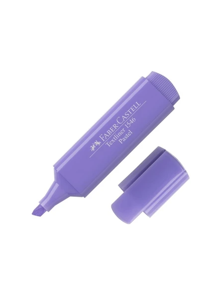 Faber-Castell Fosforlu Kalem 1546 Pastel Lila (10 Lu Paket) 5030154656000 ürün görseli 1