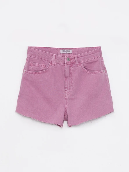 LCW Jeans Mor Şort - Resim 7