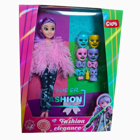 Ctoy Oyuncak Moda Aksesuarlı Bebek 30 Cm 8671-13 ürün görseli 1