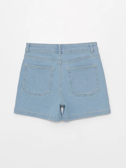 LCW Jeans İndigo Şort - Resim 7