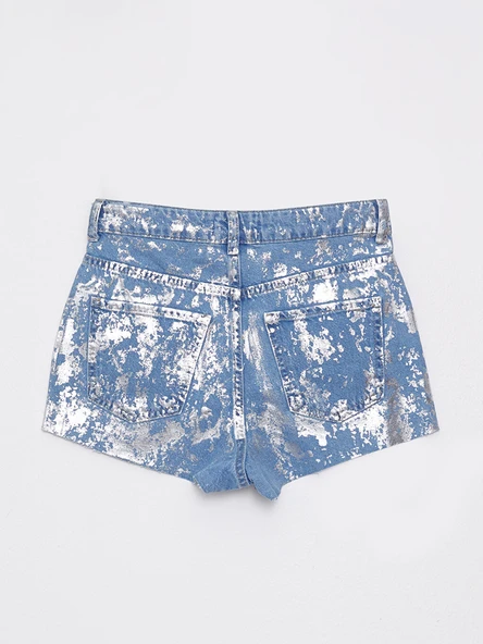 LCW Jeans İndigo Şort - Resim 6