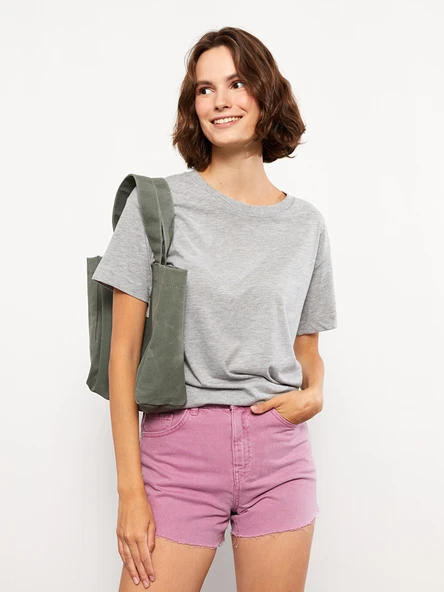 LCW Jeans Mor Şort - Resim 3