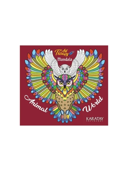Karatay Yayınları 4E Mandala-Art Therapy-Animal World ürün görseli 1