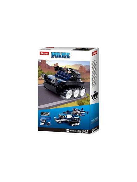 Sluban Oyuncak Polis Serisi 115 Parça Lego 1016000114000 (Karışık Model 1 Adet) ürün görseli 1