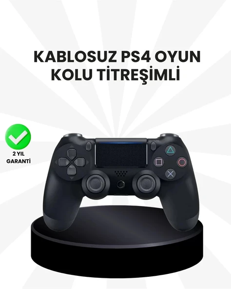 Nevamel® Şarjlı Kablosuz PS4 Oyun Kolu Titreşimli Hassas Kontrol ürün görseli 1