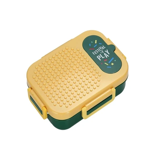 Vagon Beslenme Kabı Paslanmaz Çelik Lunchbox Vgn-7161 (Karışık Renk 1 Adet) ürün görseli 1