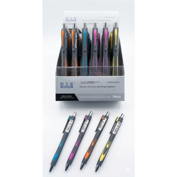 Bafix Versatil Kalem (Mekanik Kurşun Kalem) Oufeıya 0.7 Mm 6312 (36 Lı Paket) ürün görseli 1