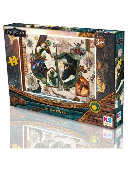 Ks Games Puzzle 200 Parça How To Traın Your Dragon Hd 113 ürün görseli 1