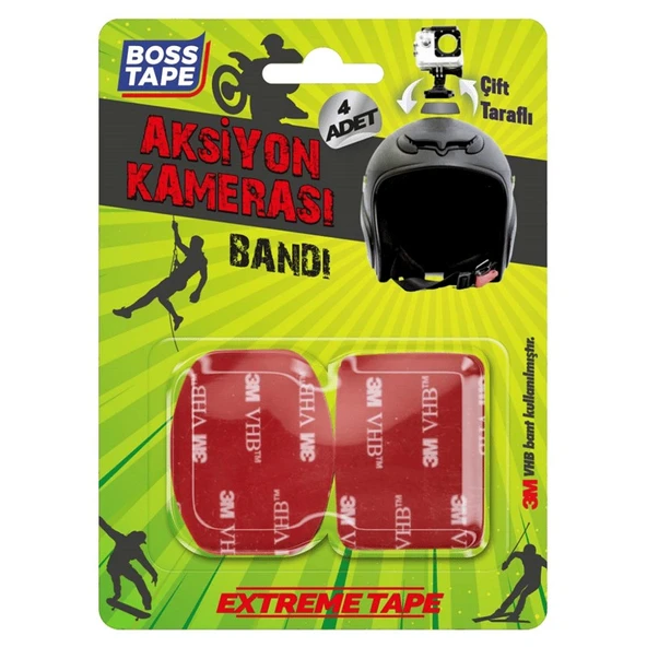 Boss Tape Aksiyon Kamerası Yapıştırma Bandı Bt-09009 ürün görseli 1