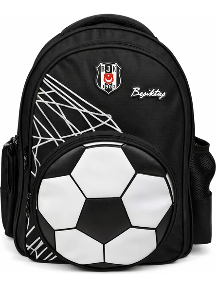 Me Okul Sırt Çantası Beşiktaş 3D Suni Deri 26383 ürün görseli 1
