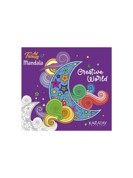 Karatay Yayınları 4E Mandala-Art Therapy-Creative World ürün görseli 1