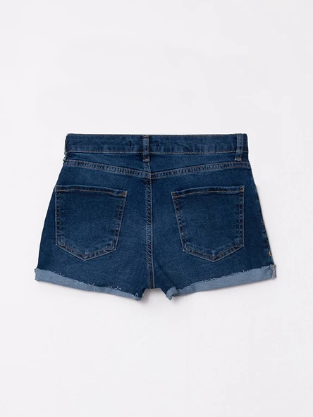 LCW Jeans İndigo Şort - Resim 7