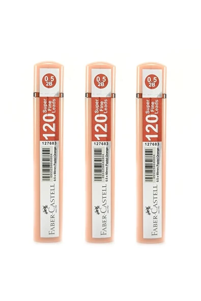 Faber-Castell Grip Min Versatil Kalem Ucu 0.5 2B 60Mm, 120 Li Pastel (12 Tüp) ürün görseli 1