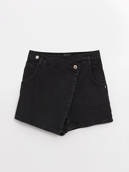 LCW Jeans Siyah Şort - Resim 6