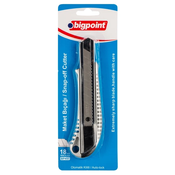 Bigpoint Maket Bıçağı Metal Geniş Bp457 (Karışık Renk 1 Adet) ürün görseli 1