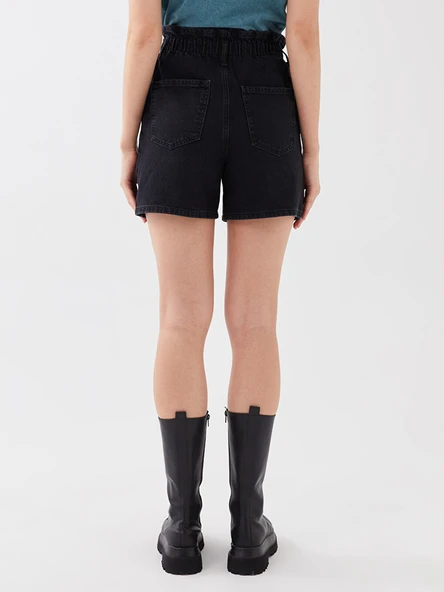 LCW Jeans Siyah Şort - Resim 5