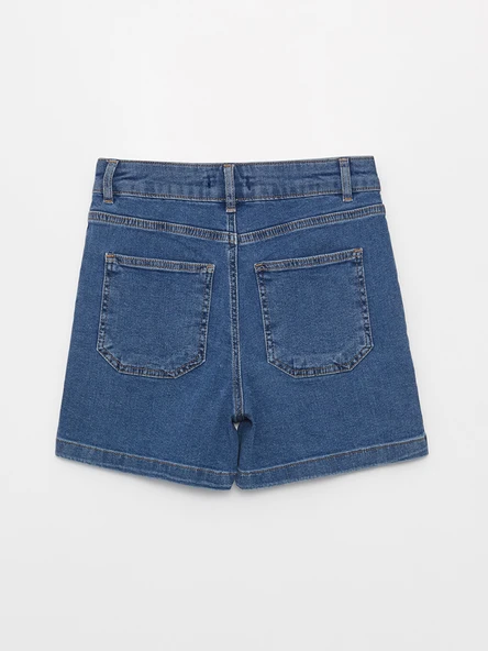 LCW Jeans İndigo Şort - Resim 7