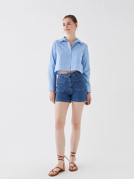 LCW Jeans İndigo Şort ürün görseli 1