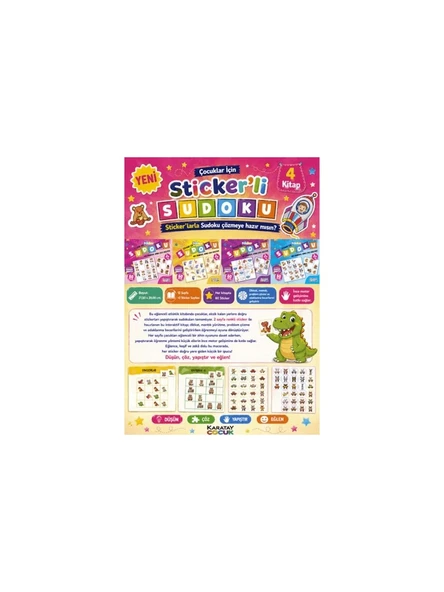 Karatay Yayınları 4E Çocuklar İçin Sudoku (4 Lü Set) ürün görseli 1