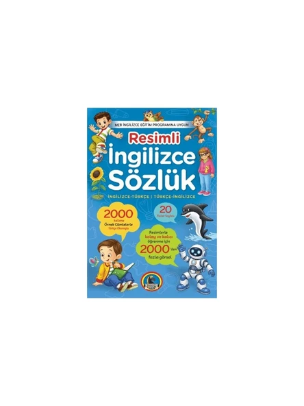 Karatay Yayınları 4E Resimli İngilizce Sözlük Büyük Boy ürün görseli 1