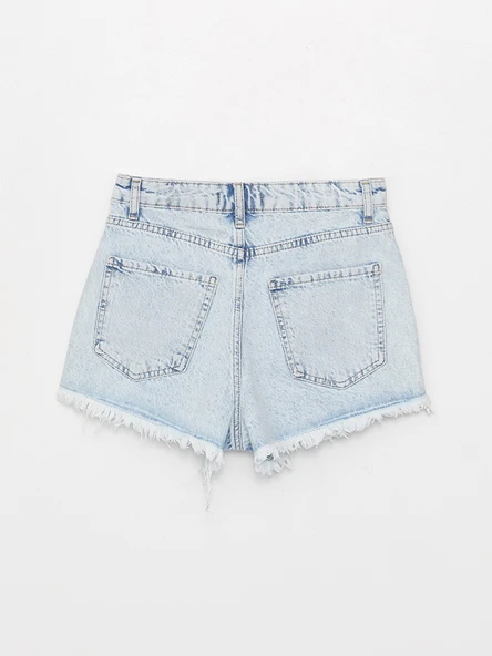 LCW Jeans İndigo Şort - Resim 8