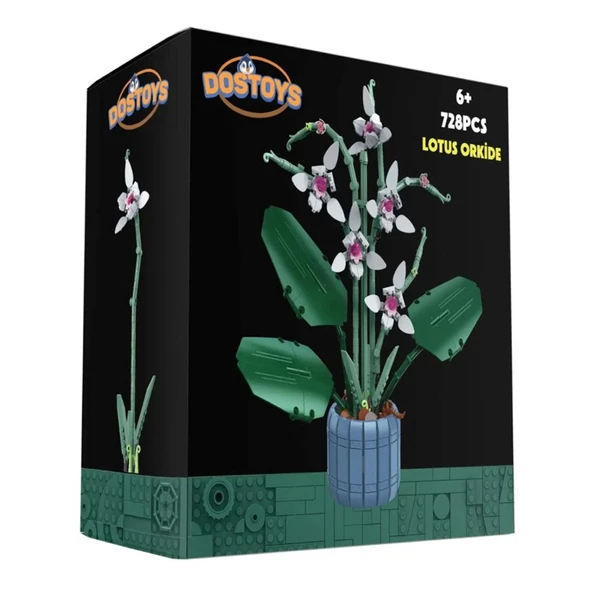 Oceanfour Blok Oyuncak Lotus Orkide Çiçek Lego 728 Parça 06289-101-1 ürün görseli 1