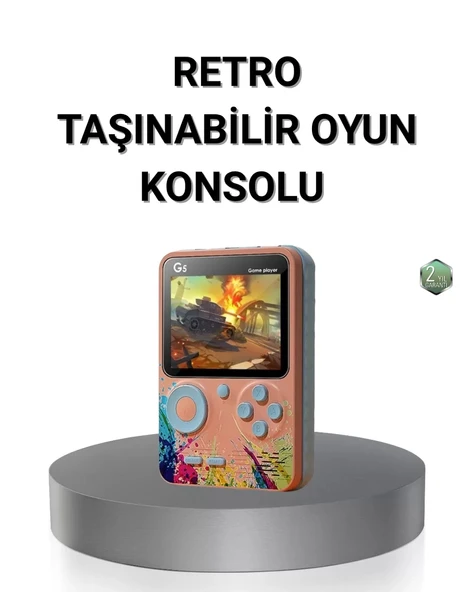 Nevamel® Retro Taşınabilir Oyun Konsolu 500 Klasik Oyunlu 3.0 İnç Renkli Ekran ürün görseli 1