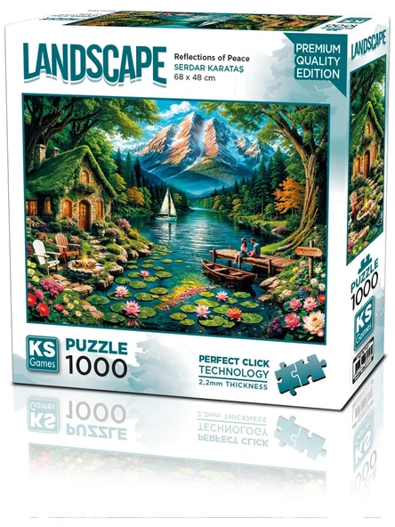 Ks Games Puzzle 1000 Parça Reflections Of Peace 20856 ürün görseli 1