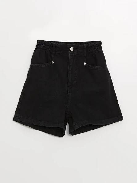 LCW Jeans Siyah Şort - Resim 7