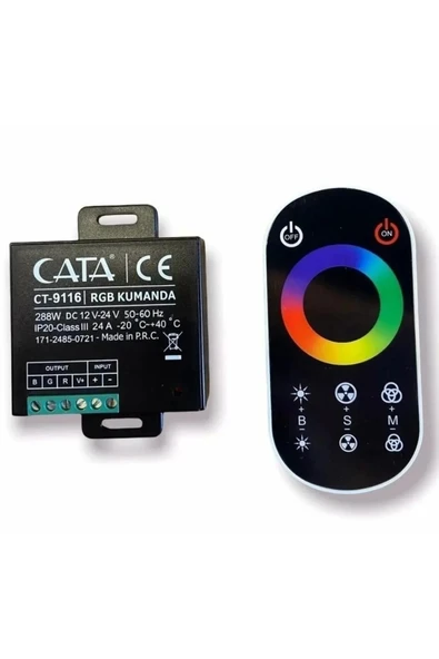 Cata RGB Led Kumandası 288W 24A 12V CT-9116 ürün görseli 1