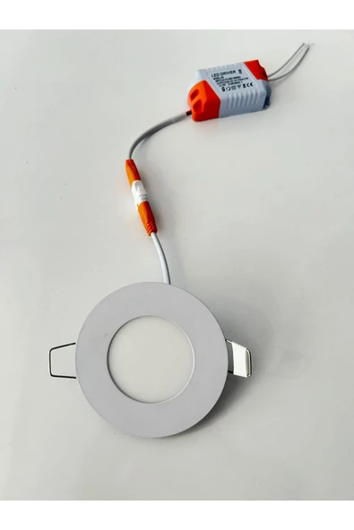 3 W Slim Led Panel Sıva Altı Beyaz - Resim 2