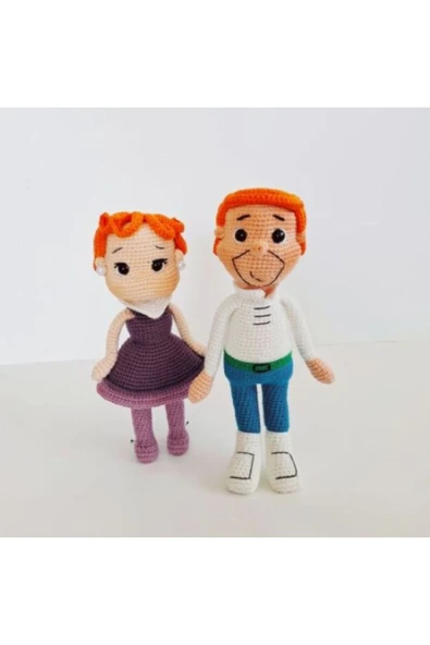 Amigurumi Jetgiller Ailesi, Anne ve baba- George, june ürün görseli 1