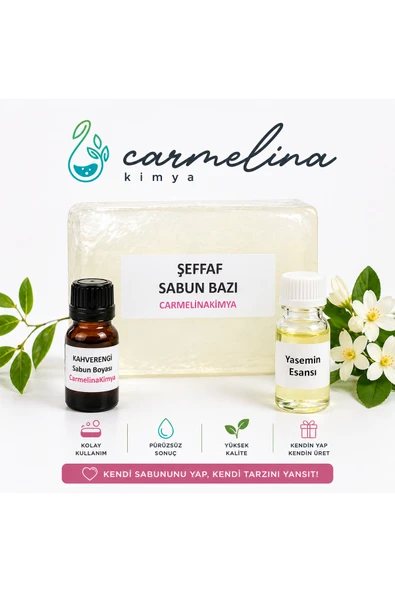 Şeffaf Sabun Bazı, Kahverengi Boya Ve Esans ürün görseli 1