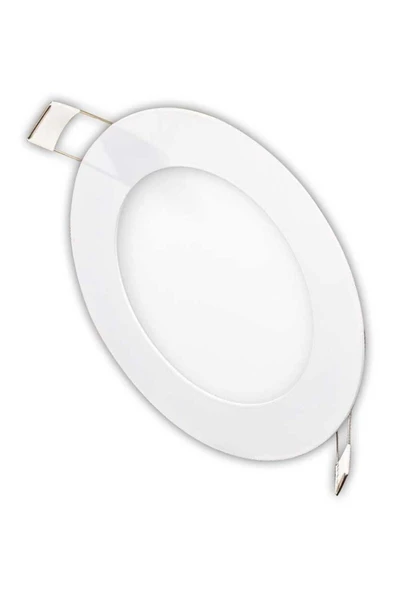 Kendal 10 Adet 6W 3000K Günışığı Işık Smd Ledli Yuvarlak Slim Panel KDL400 ürün görseli 1