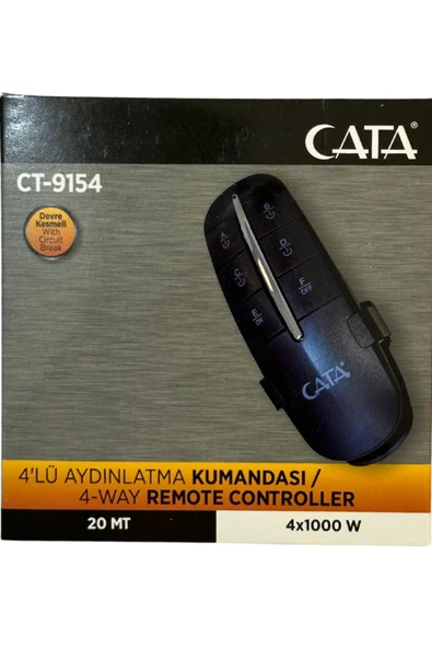 Cata CT-9154 4'Lü Aydınlatma Kumandası ürün görseli 1