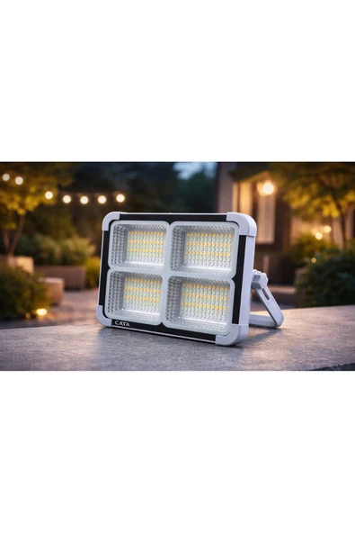 Cata CT 4698 Solar 200W Led Projektör Taşınabilir - Resim 3