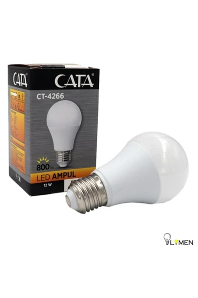 Cata CT-4266 LED AMPÜL / 12W / 3200K  SARI  IŞIK / 5 ADET ürün görseli 1