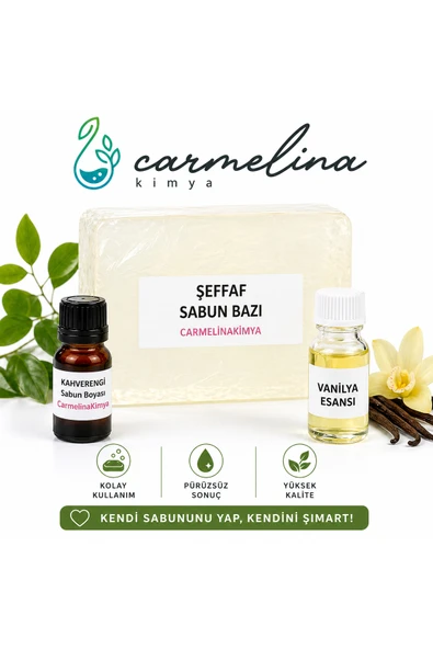 Sabun Yapim Seti Kahverengi Boya Ve Vanilya Esansı ürün görseli 1