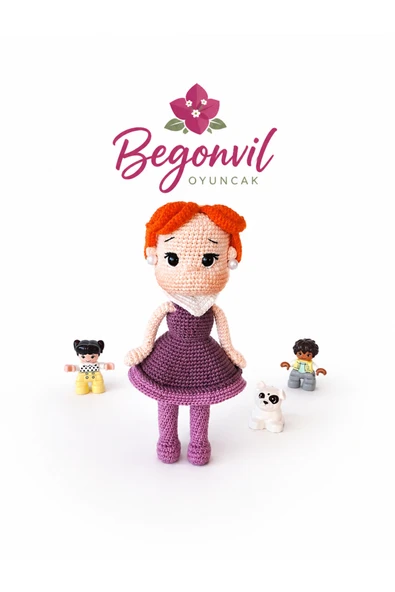 Amigurumi Jetgiller Jane Bebek, Örgü Oyuncak ürün görseli 1