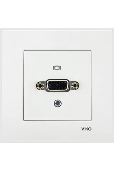 VİKO VGA Konnektör Beyaz (Çerçevesiz) 90967Z66 ürün görseli 1