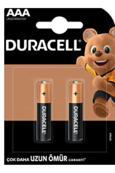 Duracell İkili Ince Kalem Pil ürün görseli 1